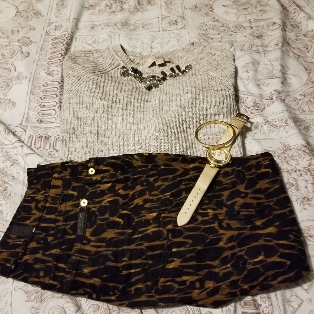 SOLD-Seven For All Mankind Animal Print Pants